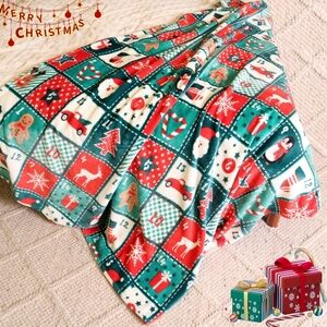 Cozy Blanket Printed Blanket Throw Christmas Collection